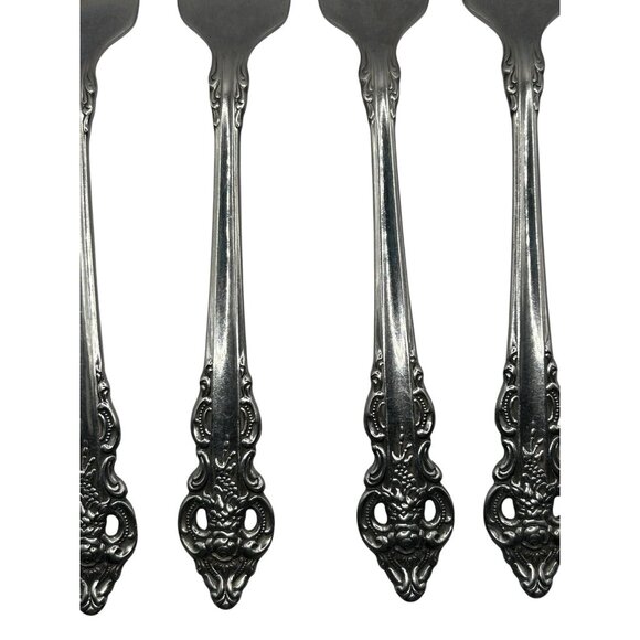 Oneida Cherbourg Dinner Forks Community Stainless Glossy Set of Four Flatware - Picture 4 of 6